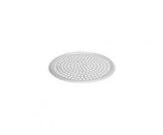 SCHNEIDER Pizzablech aus Aluminium, rund, Perforiert, mit Rand, stabile Qualität, nicht spülmaschinenfest, Durchmesser: 180 mm