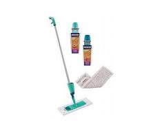 LEIFHEIT Bodenwischer Starter-Set CARE & PROTECT versiegelt, Für die kompfortable Pflege von versiegeltem Parkett & Laminat, 5-teiliges Pflegesprüher-Set
