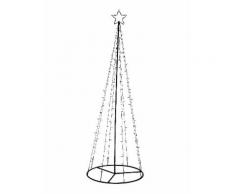 LED-Lichterbaum Star schwarz