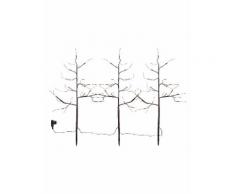 3er Set LED Baum mit Erdspieß Star Trading Braun