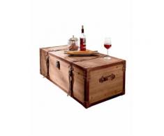 Couchtisch Truhe miaVILLA braun