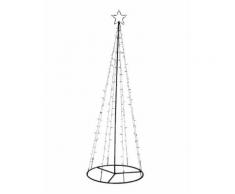 LED-Lichterbaum Star schwarz