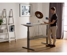 Schreibtisch weiss/grau 180 x 80 cm elektrisch höhenverstellbar UPLIFT