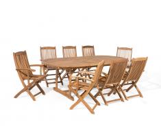 Gartenmöbel Set Holz 8-Sitzer MAUI