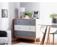 Kommode braun 3 Schubladen MESA