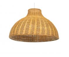 Pendelleuchte Rattan heller Holzfarbton MILLIAN