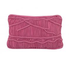 Dekokissen Strickmuster rosa 30 x 50 cm KIRIS