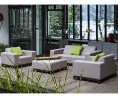 Lounge Set beige 5-Sitzer ROVIGO