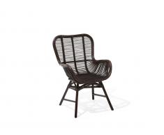 Gartenstuhl Rattan braun TOGO