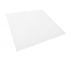 Teppich weiss 200 x 200 cm Shaggy DEMRE