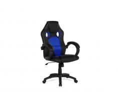Bürostuhl schwarz/marineblau höhenverstellbar REST