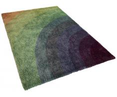 Teppich Regenbogenfarben 300 x 400 cm Hochflor BURSA