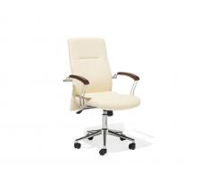 Bürostuhl beige höhenverstellbar ELECT