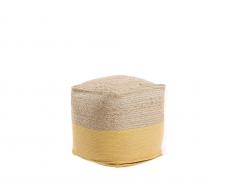 Pouf gelb 44 x 44 cm KIRAMA
