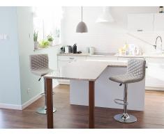 Barhocker beige höhenverstellbar ORLANDO