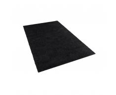 Teppich schwarz 80 x 150 cm Shaggy DEMRE