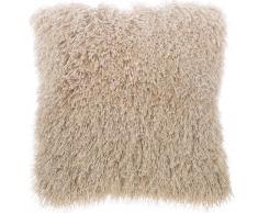 Dekokissen Felloptik beige 45 x 45 cm CIDE