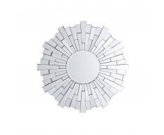 Wandspiegel silbern ø70 cm VIRE