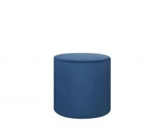 Pouf Samtstoff dunkelblau LOVETT