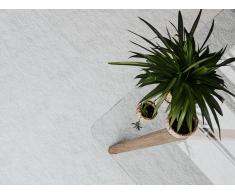 Teppich weiss 80 x 150 cm Shaggy DEMRE