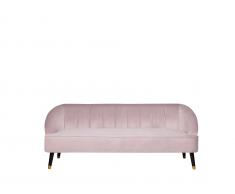 3-Sitzer Sofa Samtstoff rosa ALSVAG