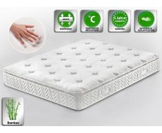 Taschenfederkernmatratze 180 x 200 cm Memory Foam LUXUS