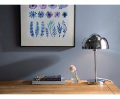 Tischlampe silber 44 cm SENETTE