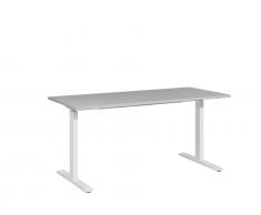 Schreibtisch grau/weiß 180 x 80 cm elektrisch höhenverstellbar UPLIFT II