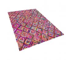 Teppich bunt 160 x 230 cm Hochflor KAISERI