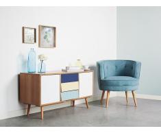 Kommode braun 3 Schubladen BYRAM