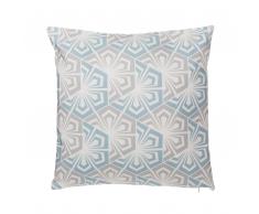 Dekokissen Muster hellblau/grau 45 x 45 cm PRIMROSE