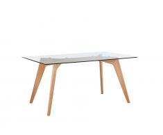 Esstisch Glas 160 x 90 cm HUDSON