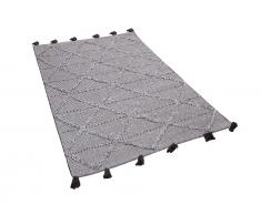 Teppich braun 140 x 200 cm Shaggy TUZLA