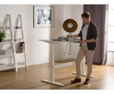 Schreibtisch weiss 160 x 70 cm elektrisch höhenverstellbar UPLIFT