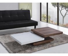 Couchtisch braun-weiss AVEIRO