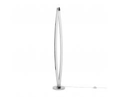 Stehlampe LED silber 145 cm ULBA