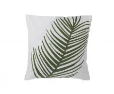 Dekokissen Palmenmotiv Baumwolle grün 45 x 45 cm AZAMI