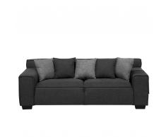 3-Sitzer Sofa Polsterbezug dunkelgrau VISKAN