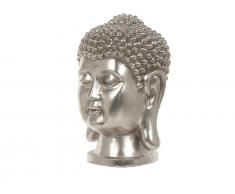 Dekofigur silbern 41 cm BUDDHA