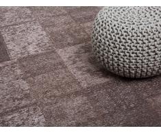 Teppich braun 80 x 150 cm Kurzflor TOSYA