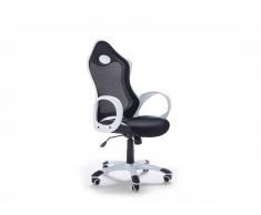 Bürostuhl schwarz-weiß Wippfunktion iCHAIR