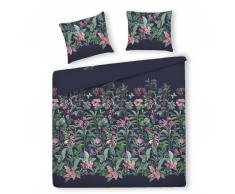Bettwäsche Set schwarz 200 x 220 cm PRECI