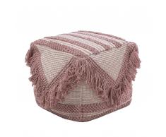 Pouf rosa 40 x 44 cm KOCHI