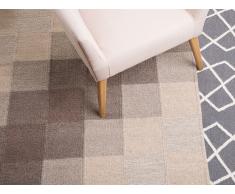 Teppich braun 120 x 170 cm Kurzflor NIZIP
