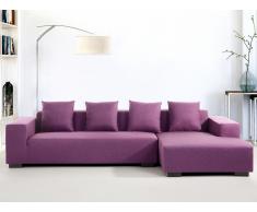 Sofa Violett - Couch - Ecksofa L - Sofalandschaft - Sofagarnitur - Stoffsofa - LUNGO