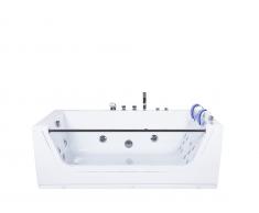 Whirlpool-Badewanne mit LED CUBA