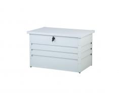 Auflagenbox Stahl cremeweiß 100 x 62 cm CEBROSA