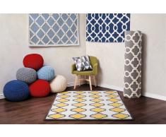 Pouf rot 40 x 25 cm CONRAD
