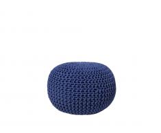 Pouf blau 50 x 35 cm CONRAD