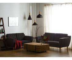 3-Sitzer Sofa Polsterbezug schwarz KUOPIO